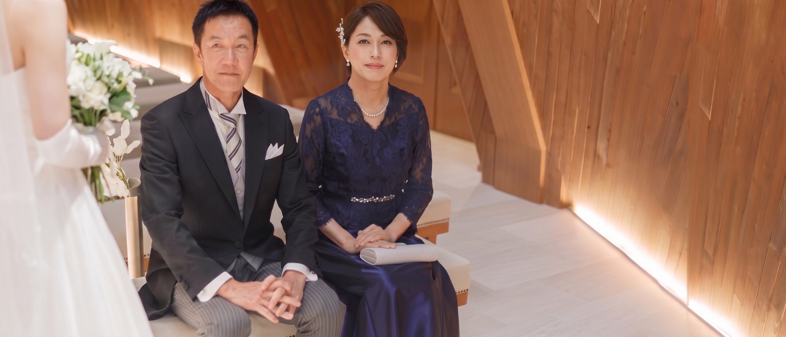 花嫁の母親のフォーマル女装